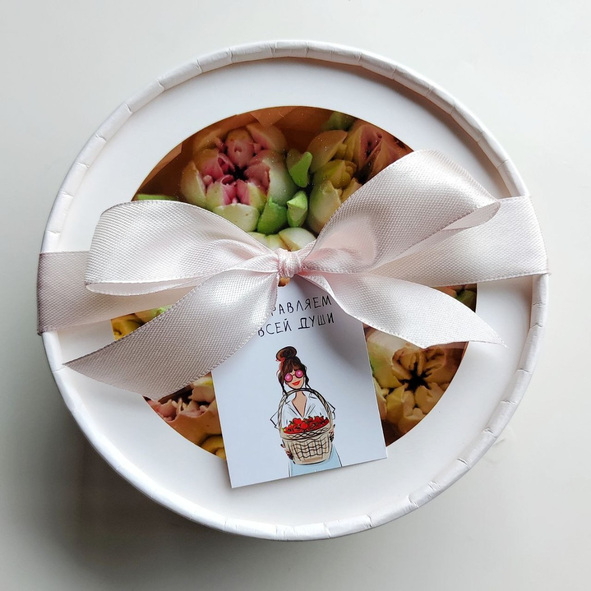 Зефирные тюльпаны, 16 см фото 1